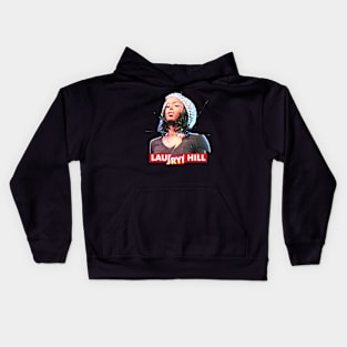 ART GLASS - lauryn hill 70s Kids Hoodie